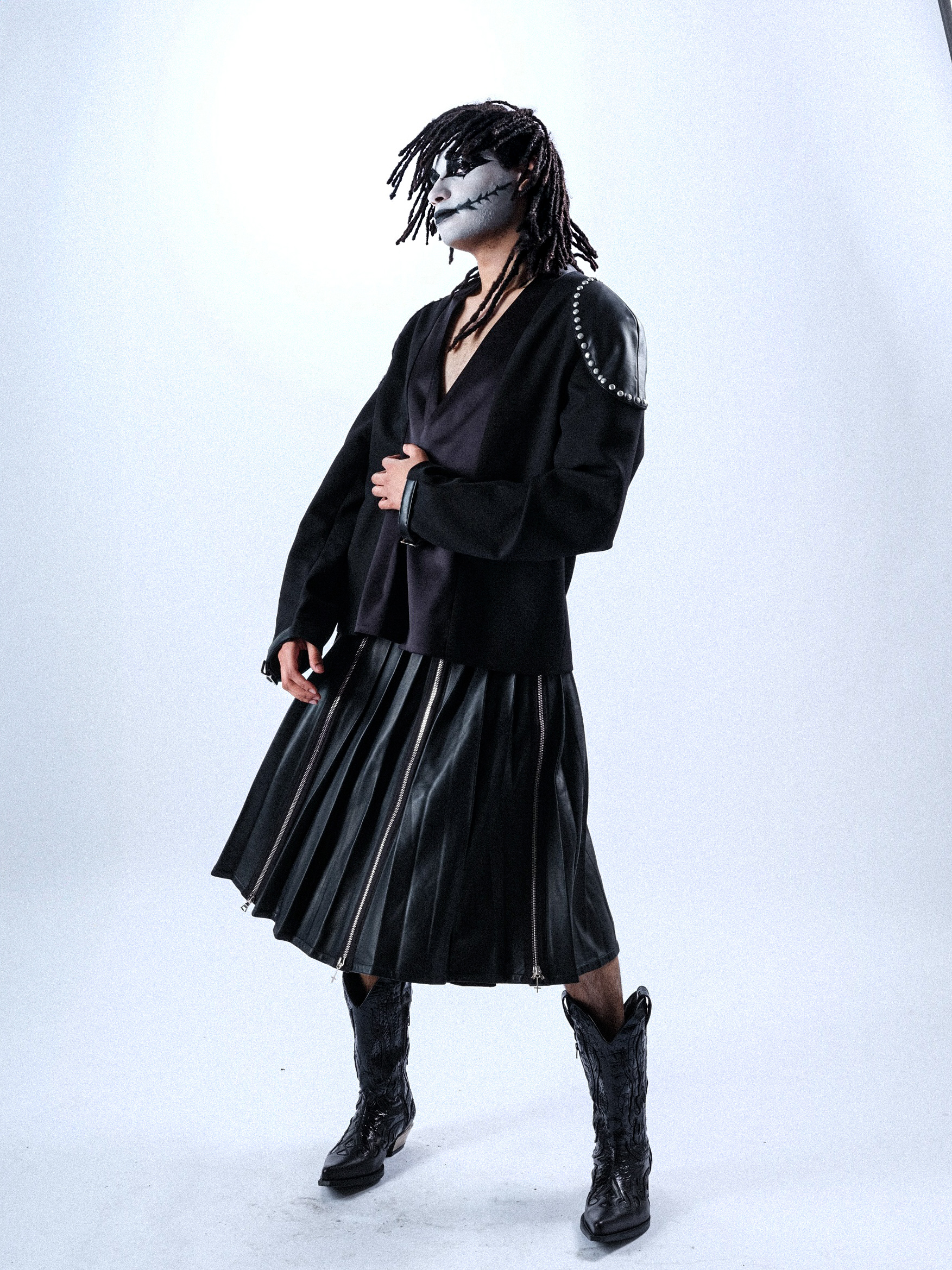 Saint Peter's Cross Zipper Skirt